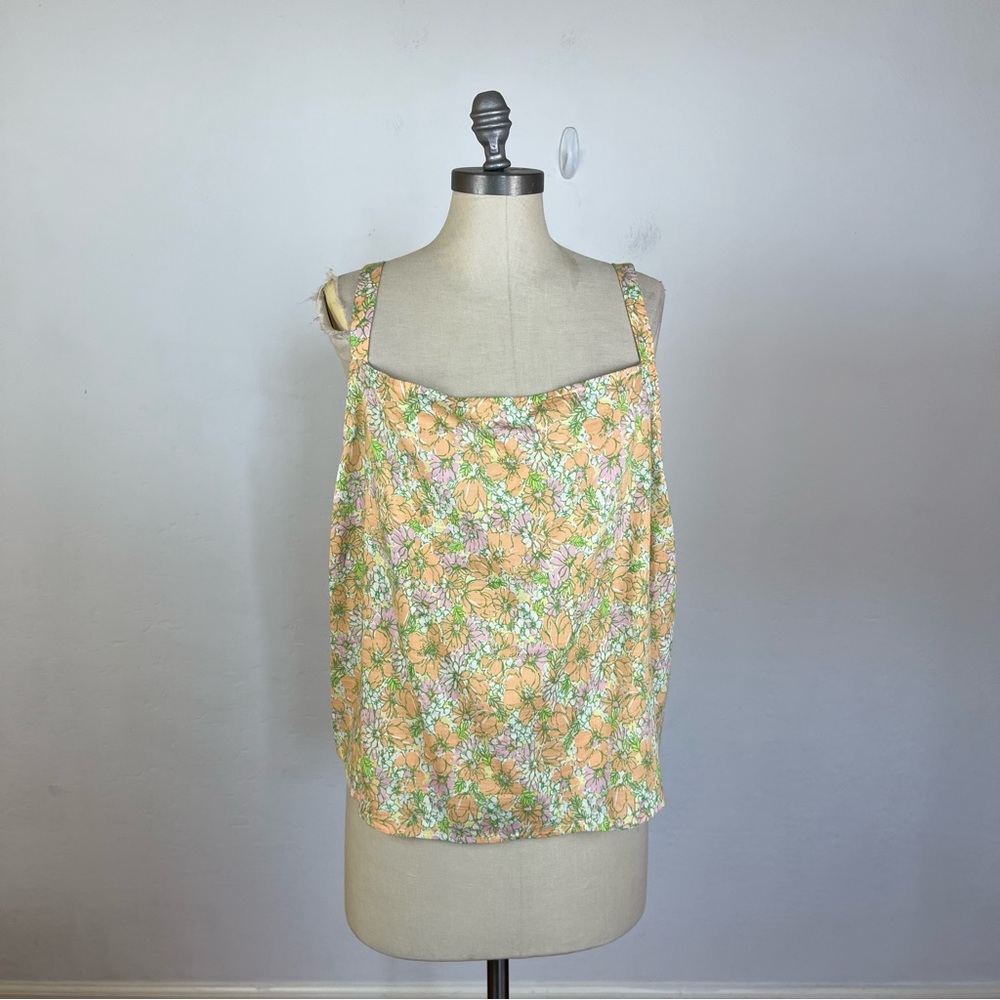 ModCloth Floral Tank Top